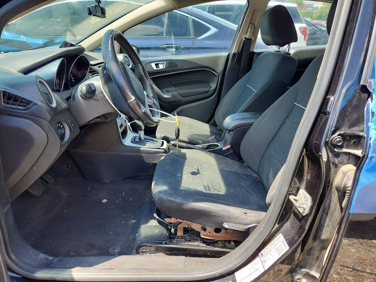 2014 Ford Fiesta Se Black vin: 3FADP4BJXEM145065