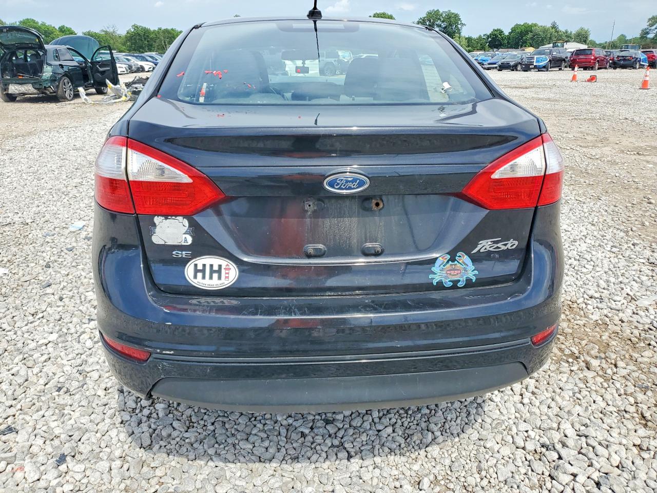 2014 Ford Fiesta Se Black vin: 3FADP4BJXEM145065