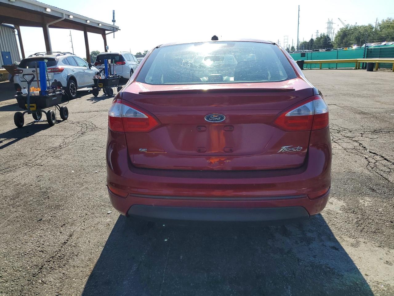 2014 Ford Fiesta Se Red vin: 3FADP4BJXEM163372