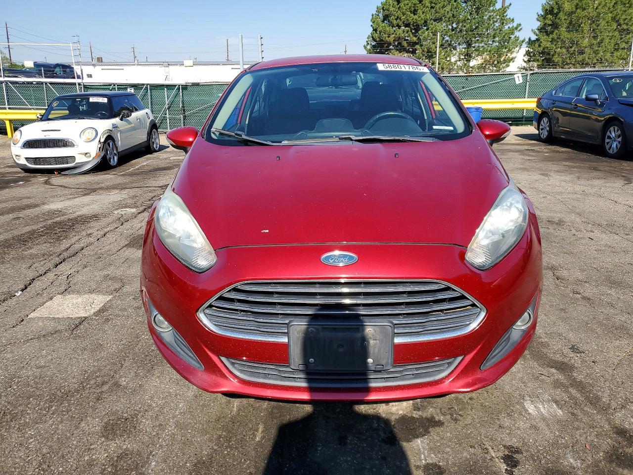 2014 Ford Fiesta Se Red vin: 3FADP4BJXEM163372