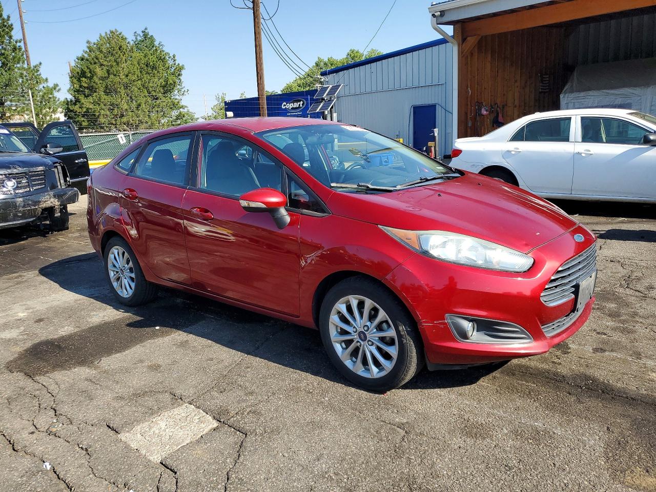 2014 Ford Fiesta Se Red vin: 3FADP4BJXEM163372