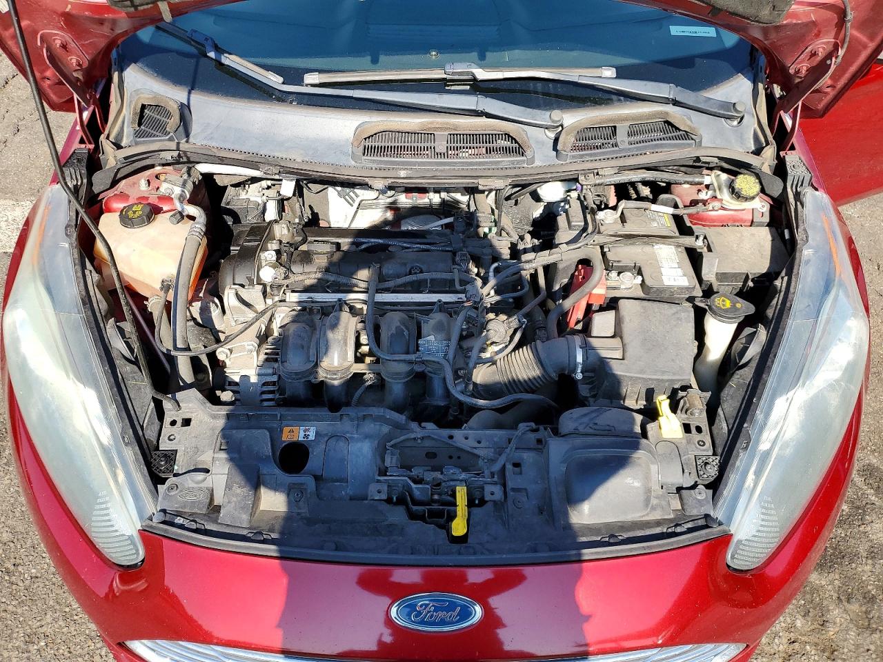 2014 Ford Fiesta Se Red vin: 3FADP4BJXEM163372