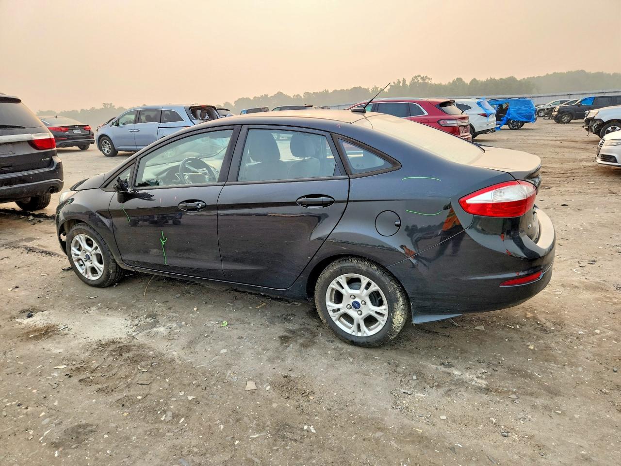 2014 Ford Fiesta Se Black vin: 3FADP4BJXEM170967