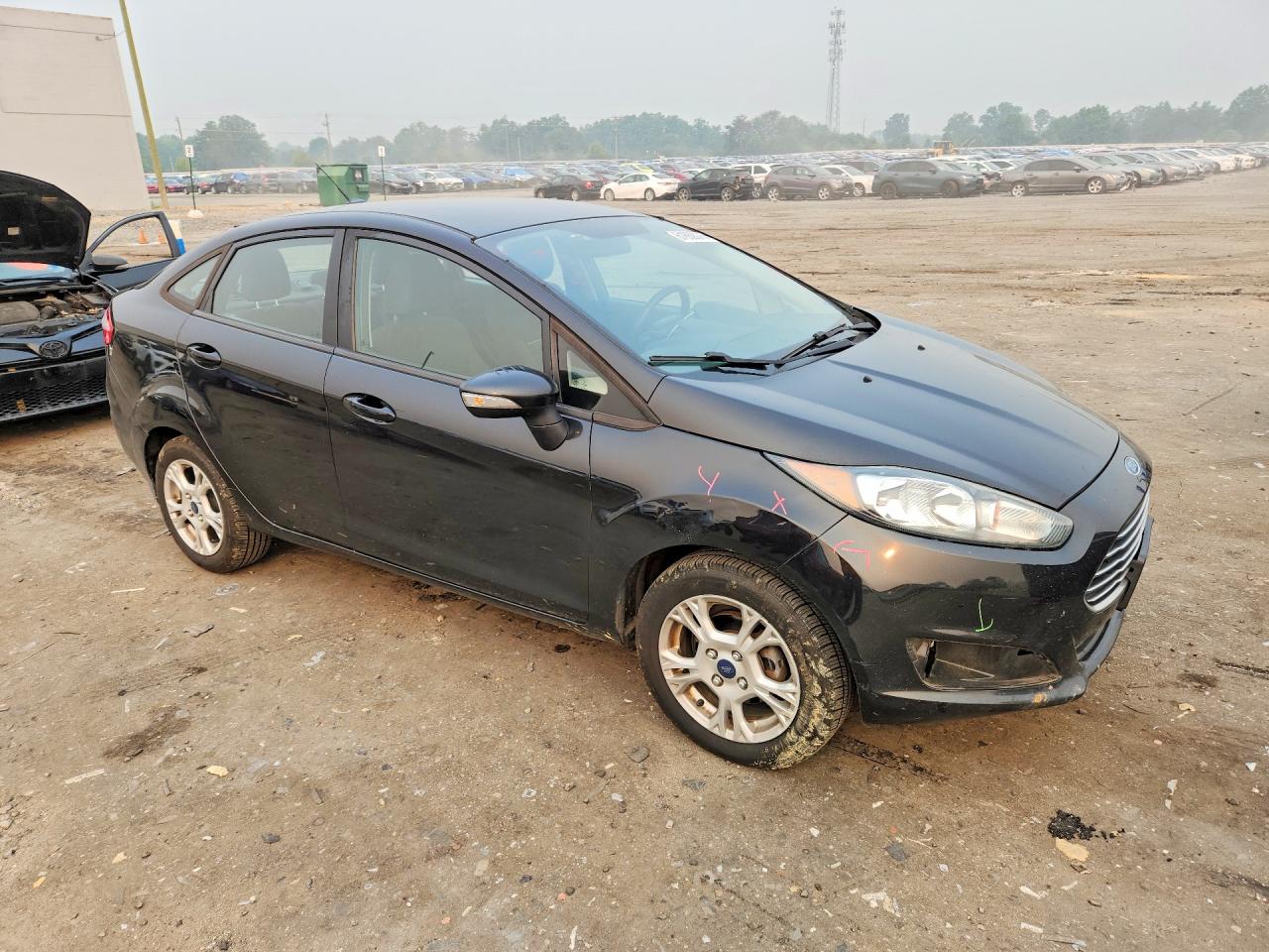 2014 Ford Fiesta Se Black vin: 3FADP4BJXEM170967