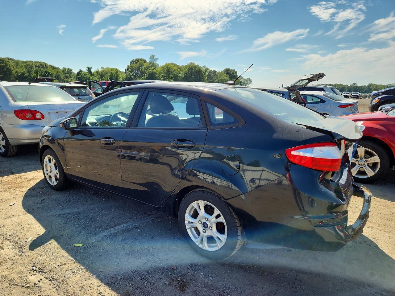 2014 Ford Fiesta Se Black vin: 3FADP4BJXEM185758