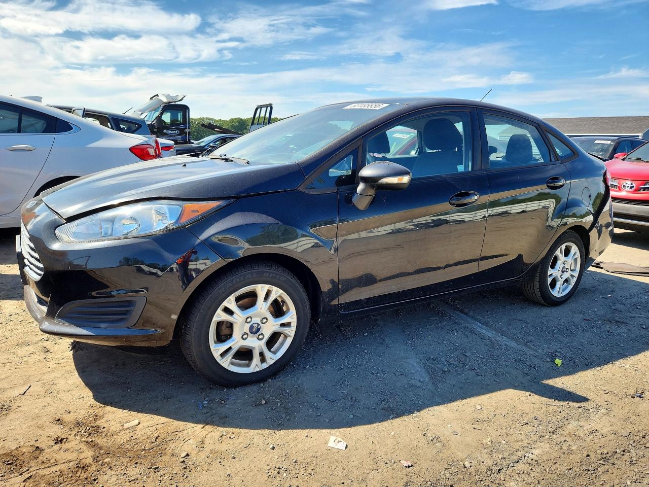 2014 Ford Fiesta Se Black vin: 3FADP4BJXEM185758