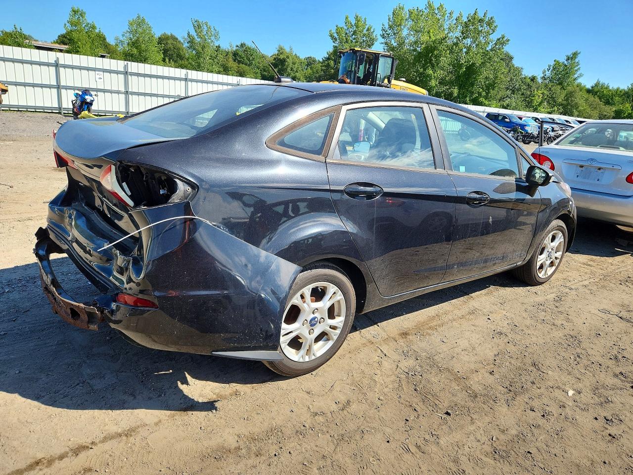 2014 Ford Fiesta Se Black vin: 3FADP4BJXEM185758