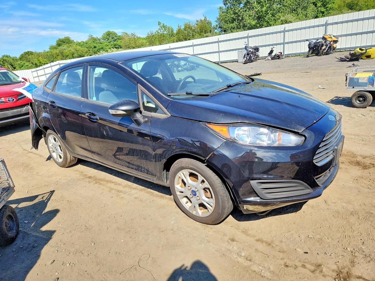 2014 Ford Fiesta Se Black vin: 3FADP4BJXEM185758