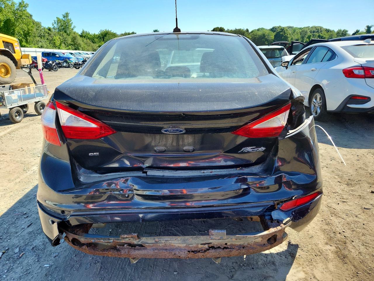 2014 Ford Fiesta Se Black vin: 3FADP4BJXEM185758