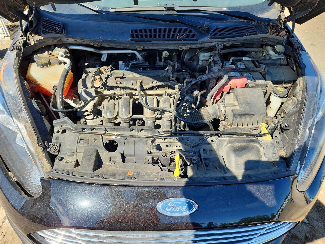 2014 Ford Fiesta Se Black vin: 3FADP4BJXEM185758