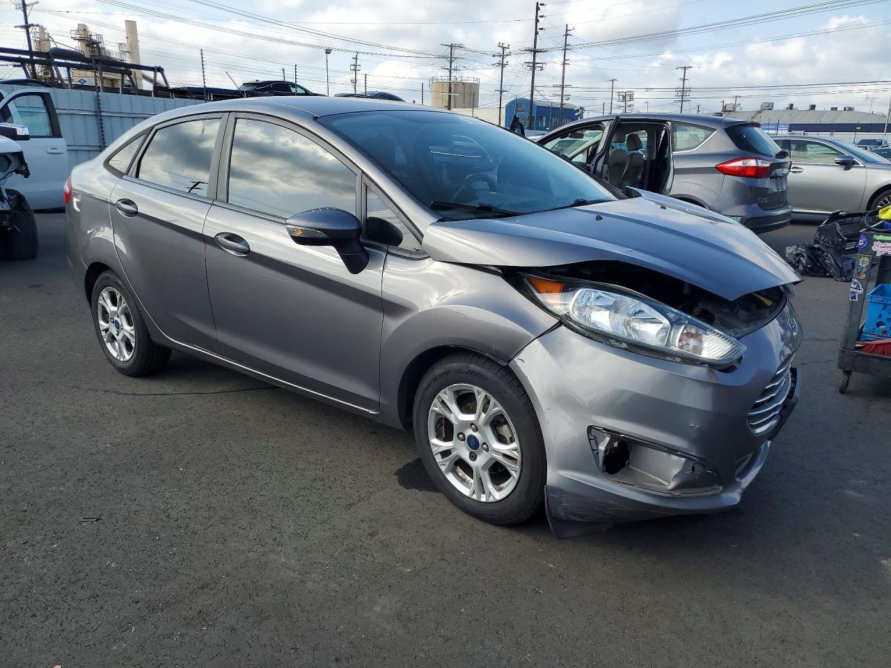 2014 Ford Fiesta Se Gray vin: 3FADP4BJXEM190233