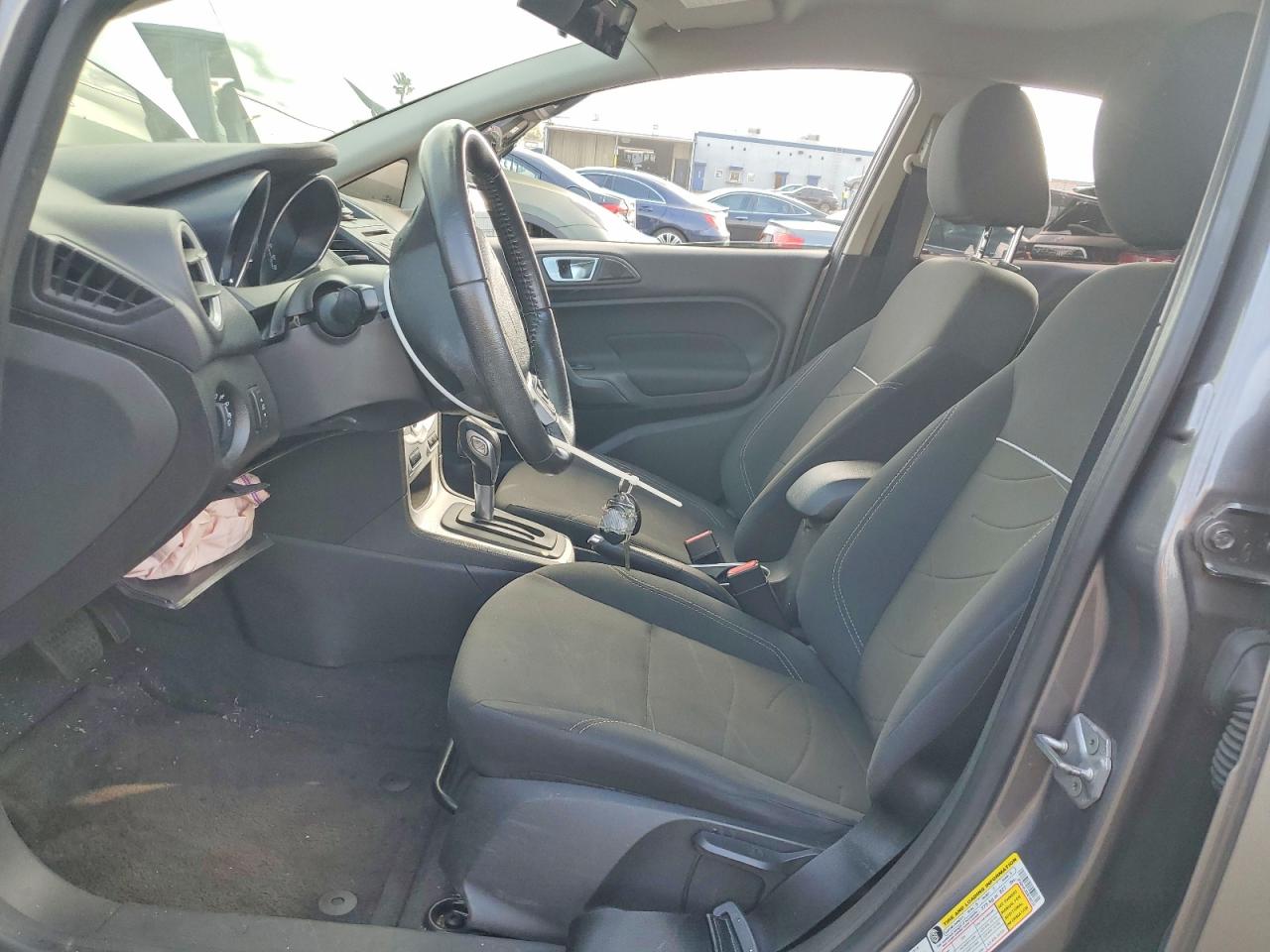2014 Ford Fiesta Se Gray vin: 3FADP4BJXEM190233