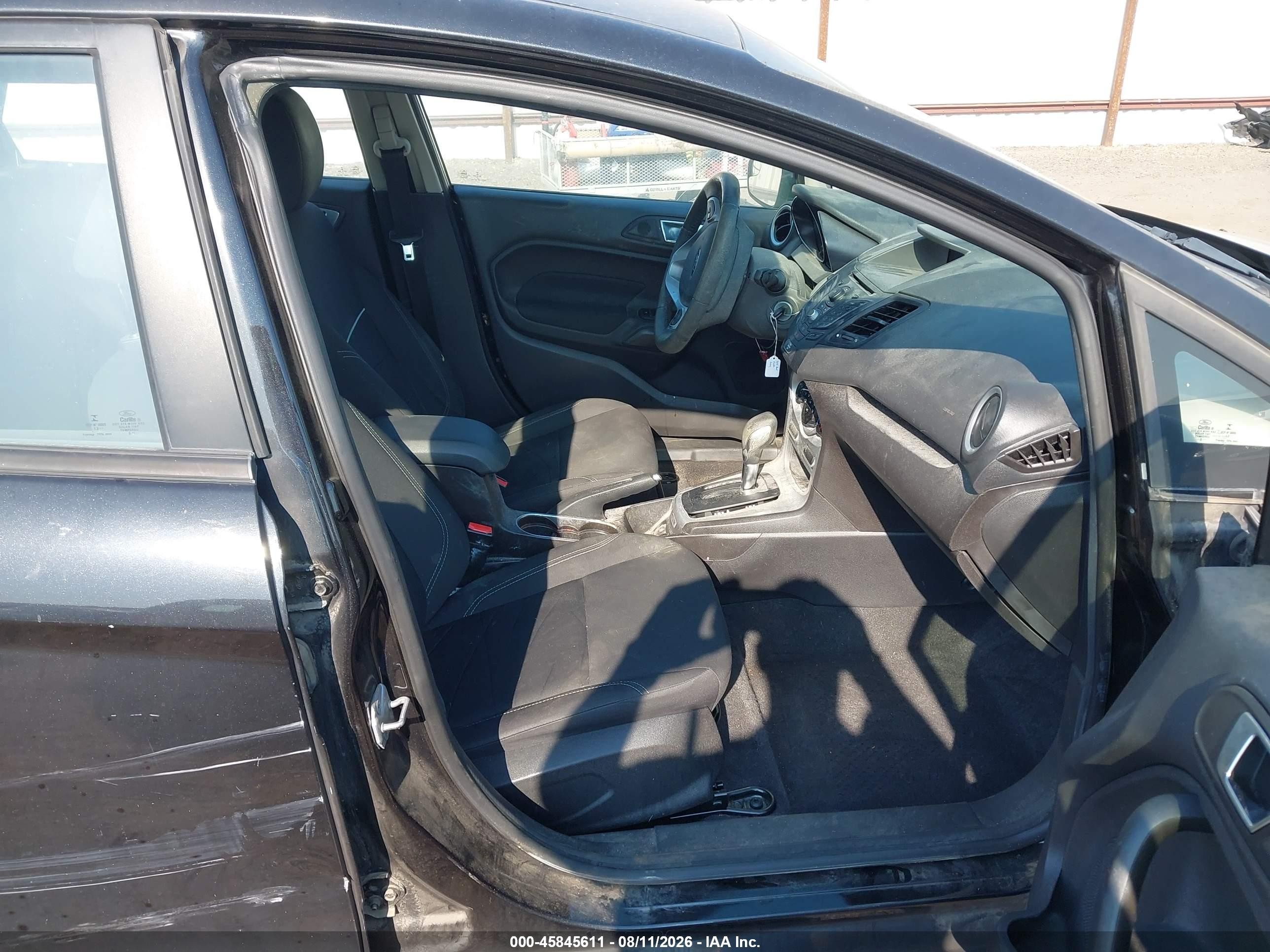 2014 Ford Fiesta Se Black vin: 3FADP4BJXEM190846