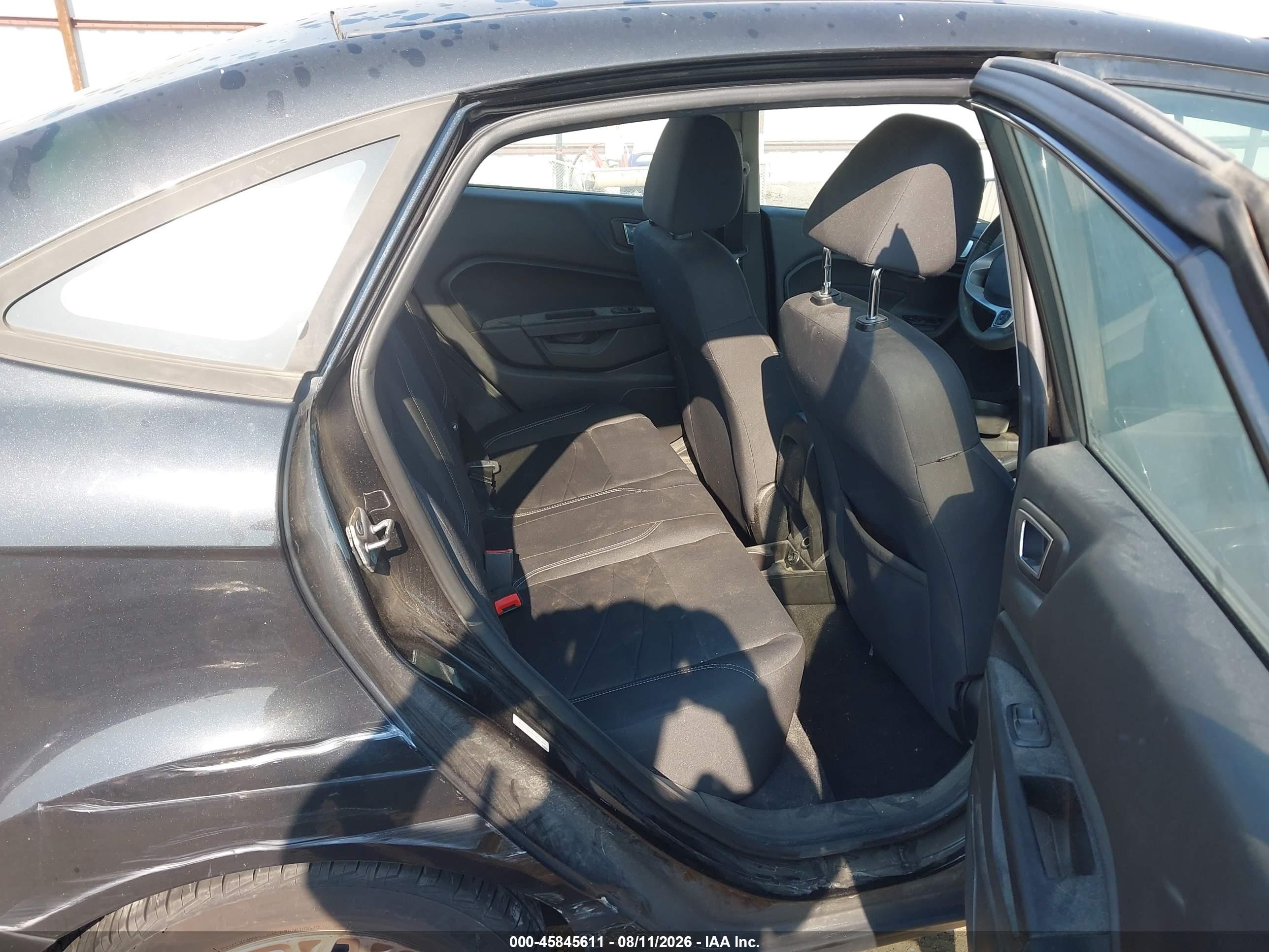 2014 Ford Fiesta Se Black vin: 3FADP4BJXEM190846