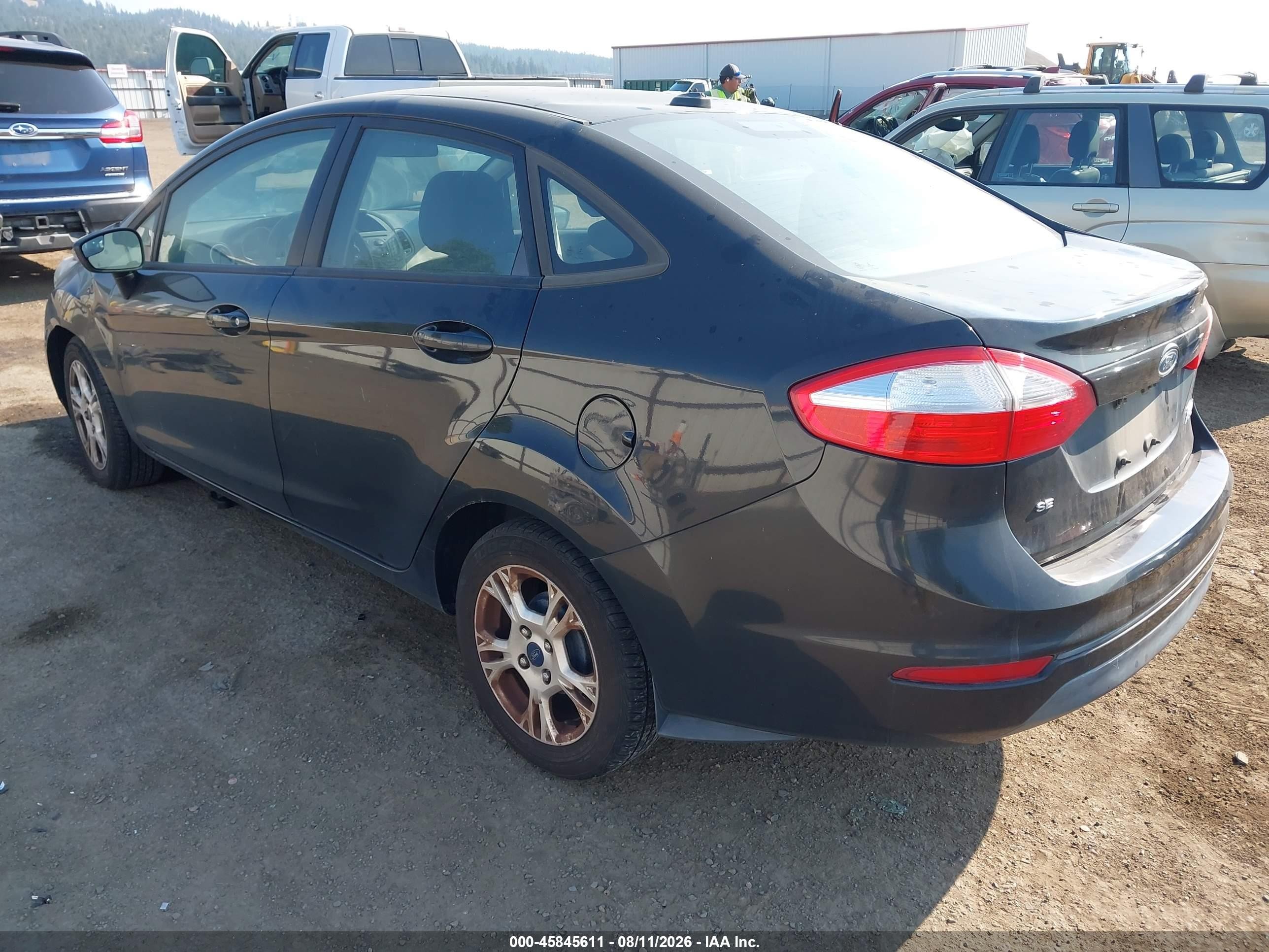 2014 Ford Fiesta Se Black vin: 3FADP4BJXEM190846