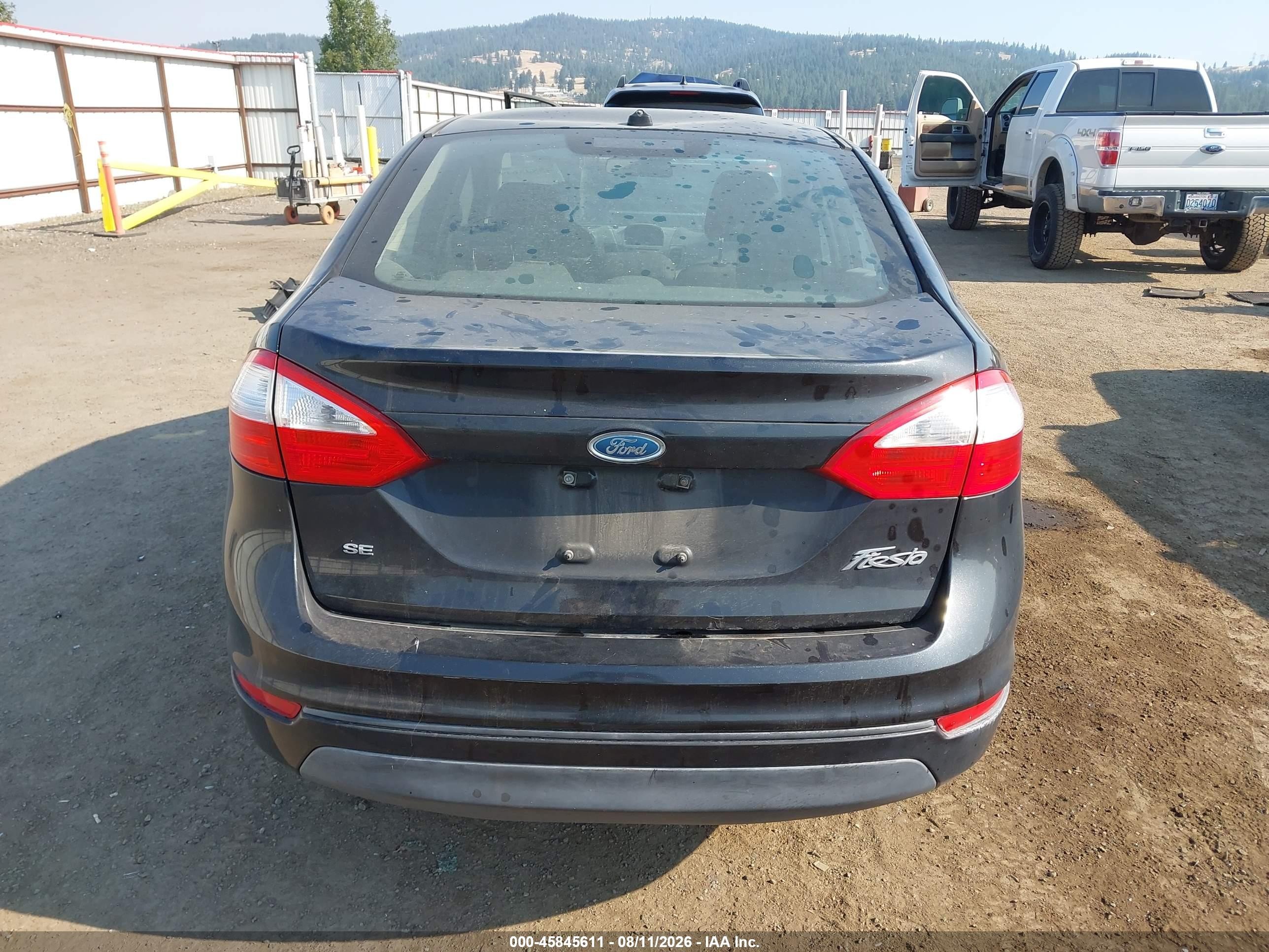 2014 Ford Fiesta Se Black vin: 3FADP4BJXEM190846