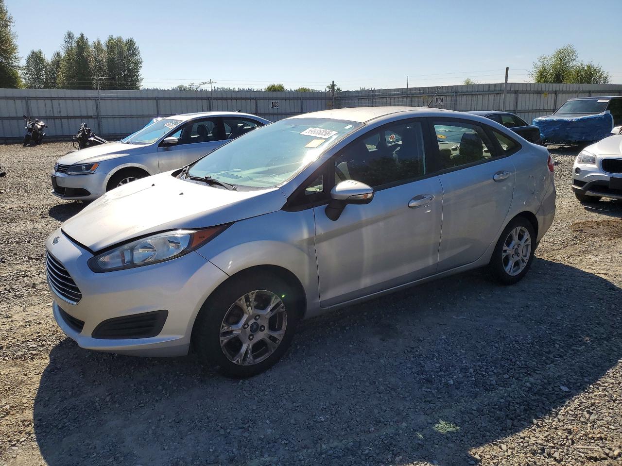 2014 Ford Fiesta Se Silver vin: 3FADP4BJXEM204602