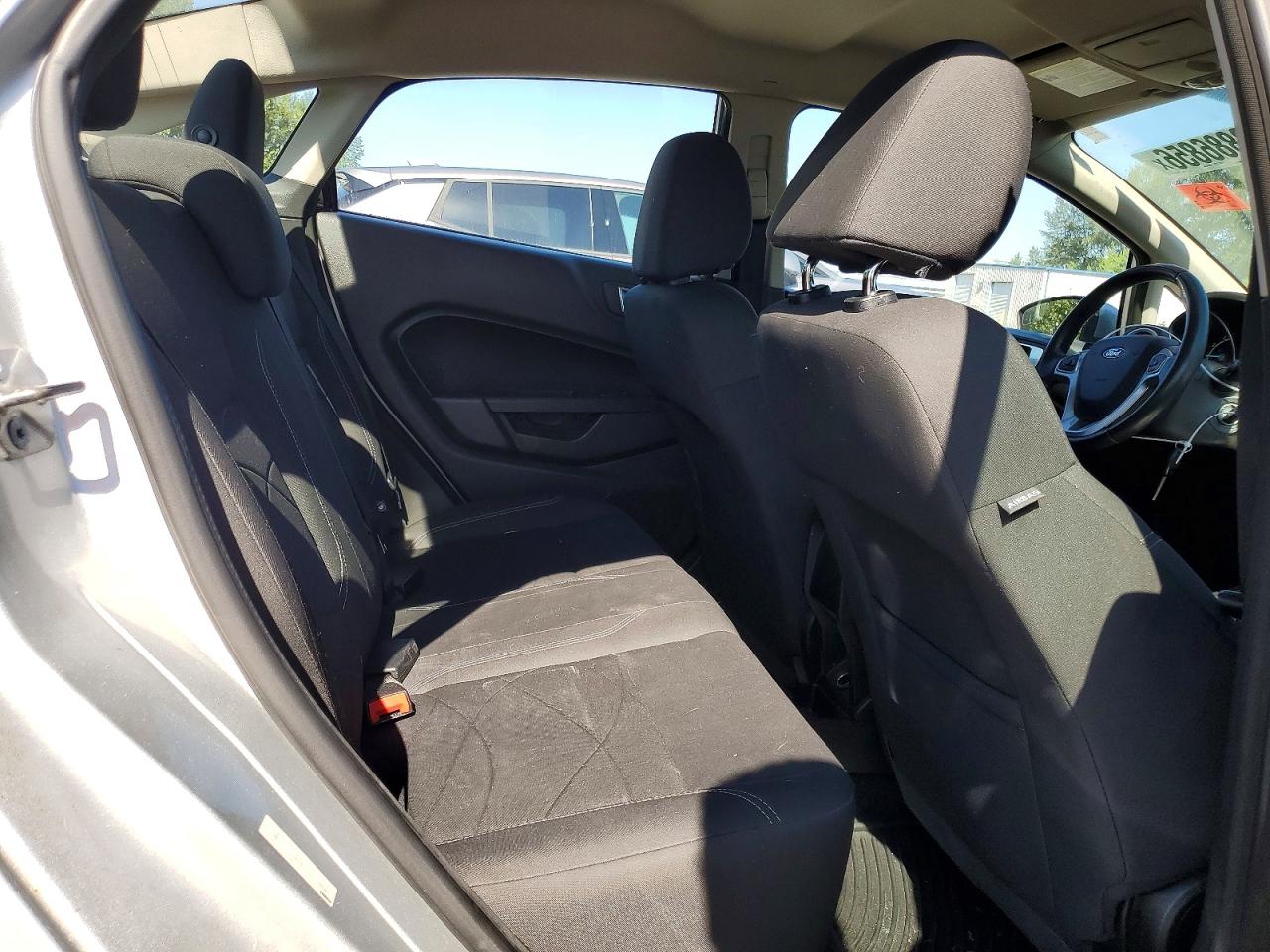 2014 Ford Fiesta Se Silver vin: 3FADP4BJXEM204602