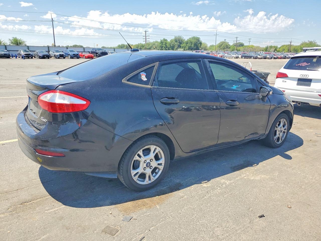 2014 Ford Fiesta Se Black vin: 3FADP4BJXEM221058
