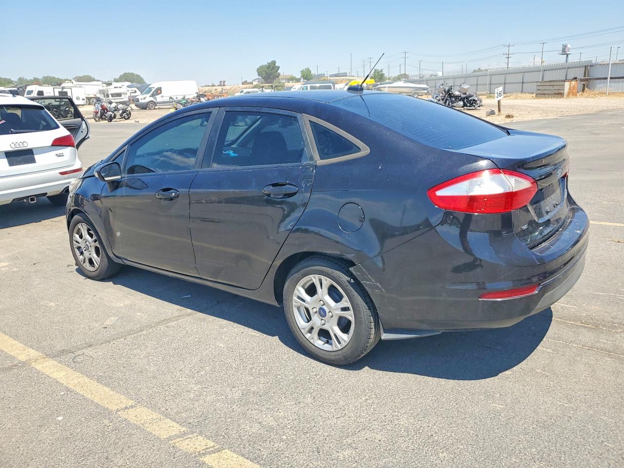 2014 Ford Fiesta Se Black vin: 3FADP4BJXEM221058