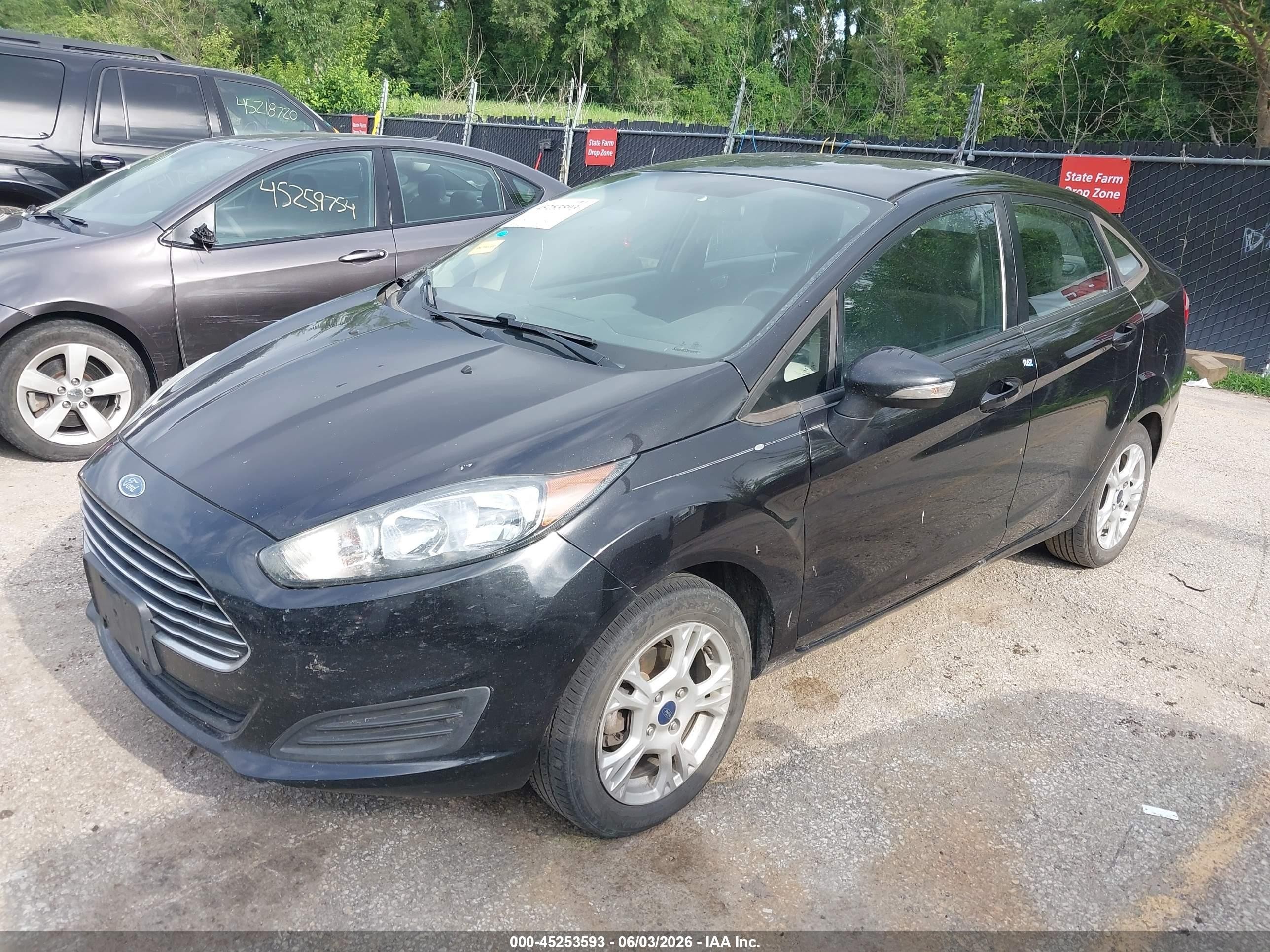 2014 Ford Fiesta Se Black vin: 3FADP4BJXEM227264