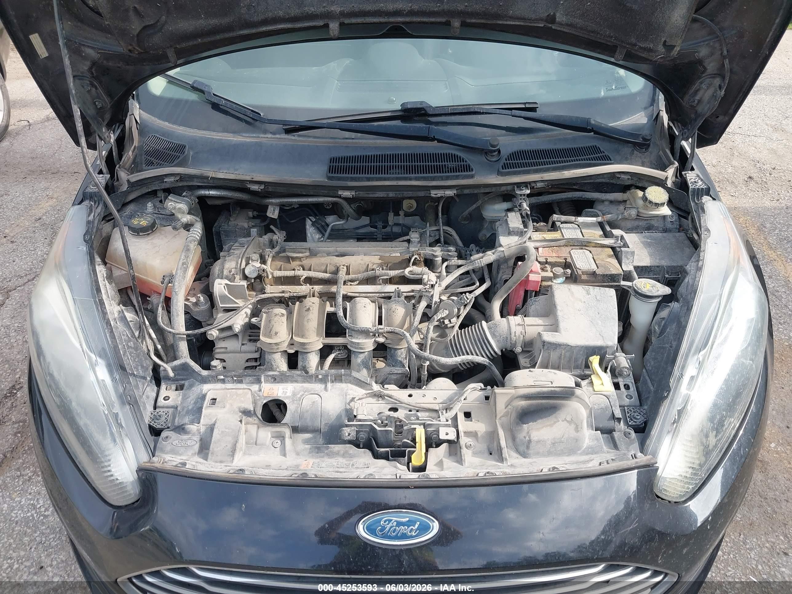 2014 Ford Fiesta Se Black vin: 3FADP4BJXEM227264