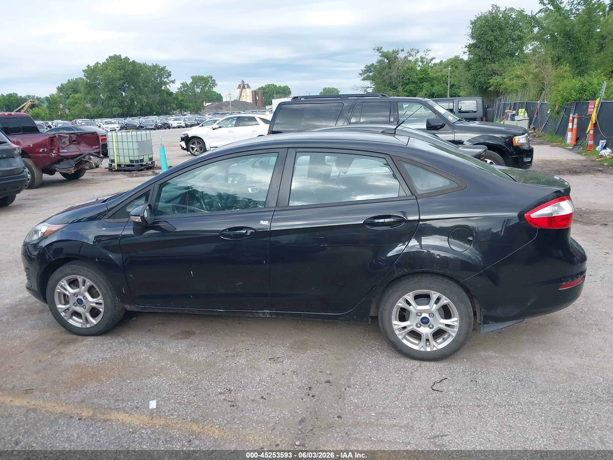 2014 Ford Fiesta Se Black vin: 3FADP4BJXEM227264