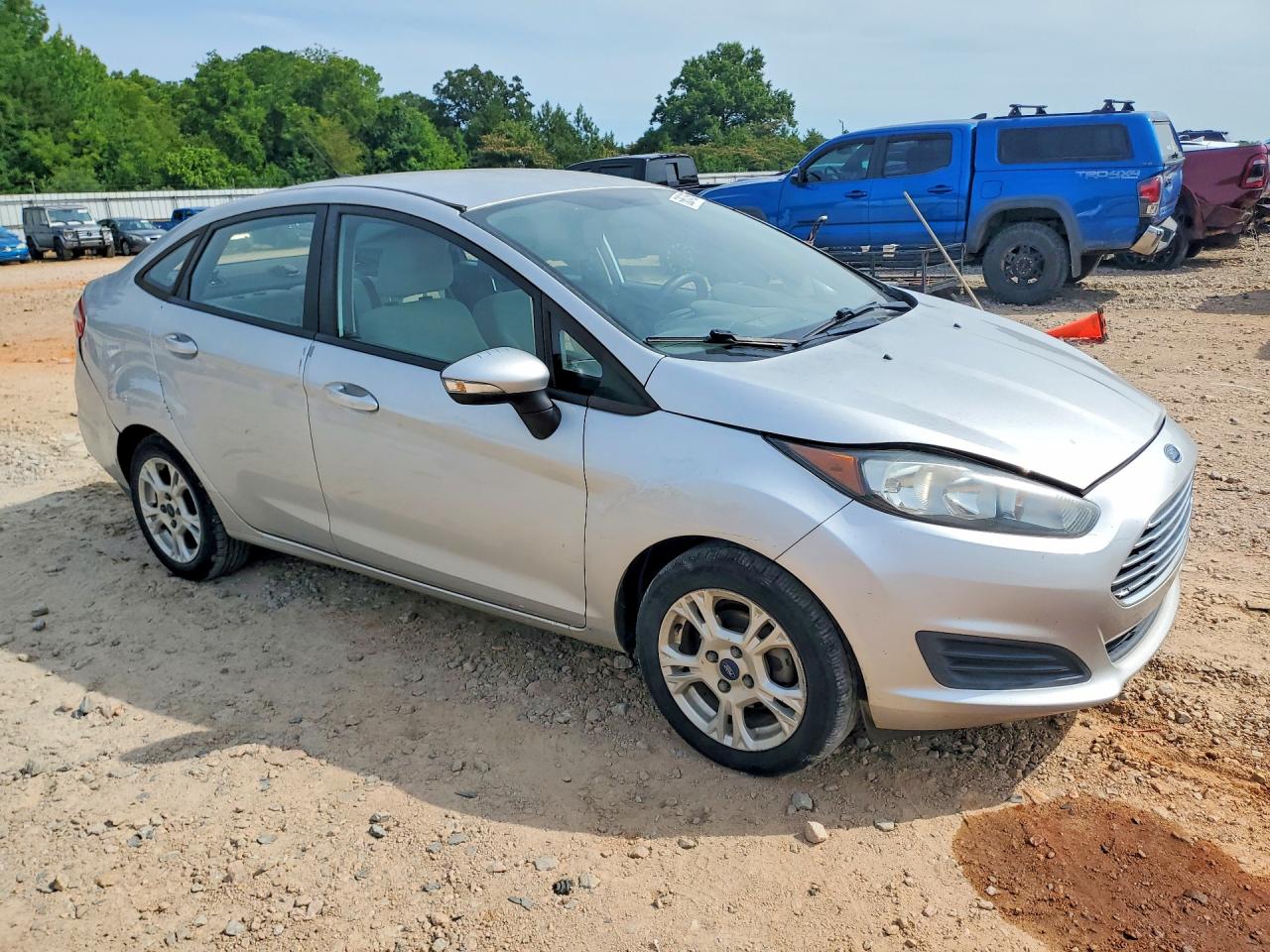 2014 Ford Fiesta Se Silver vin: 3FADP4BJXEM239558