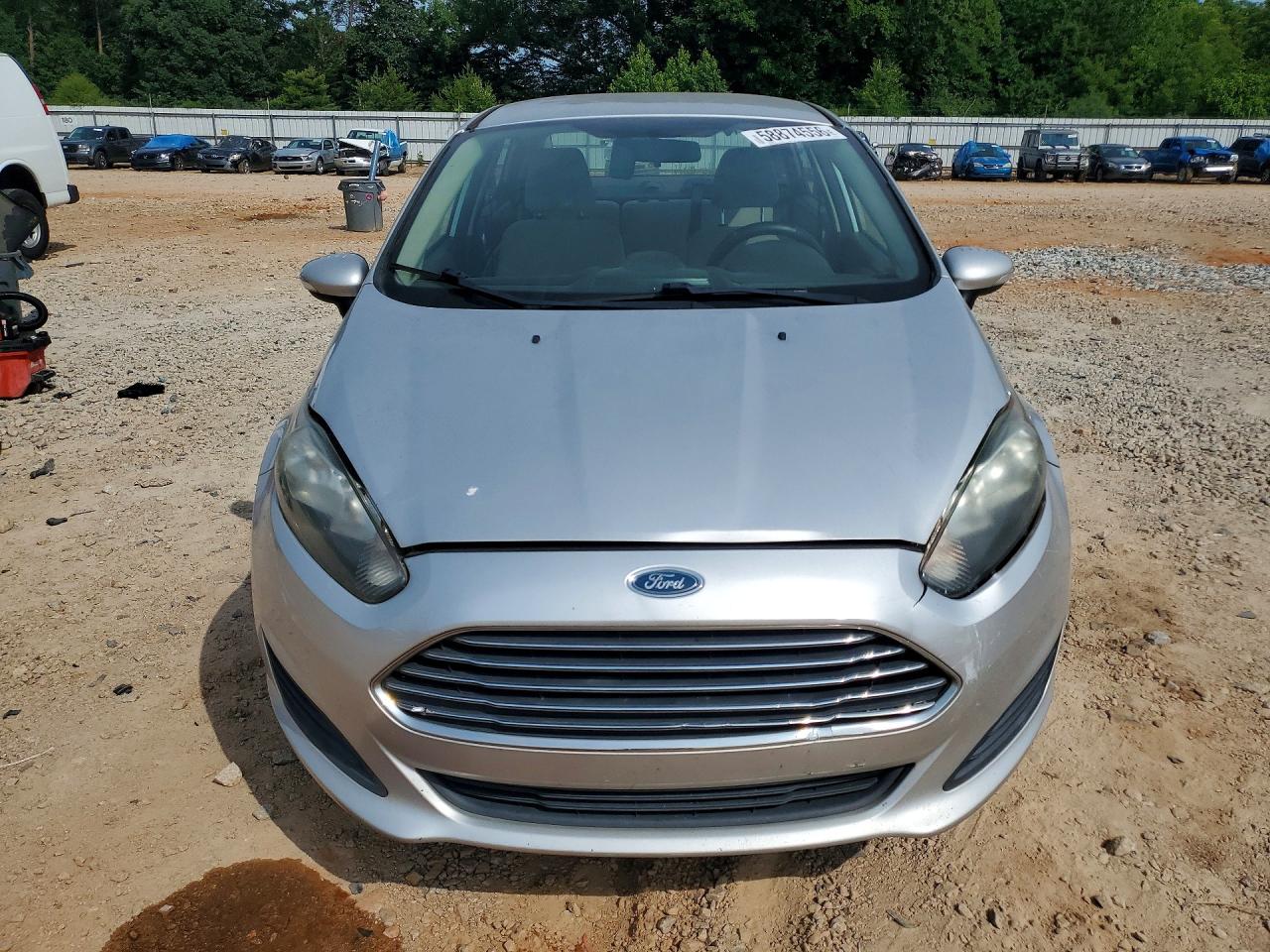 2014 Ford Fiesta Se Silver vin: 3FADP4BJXEM239558