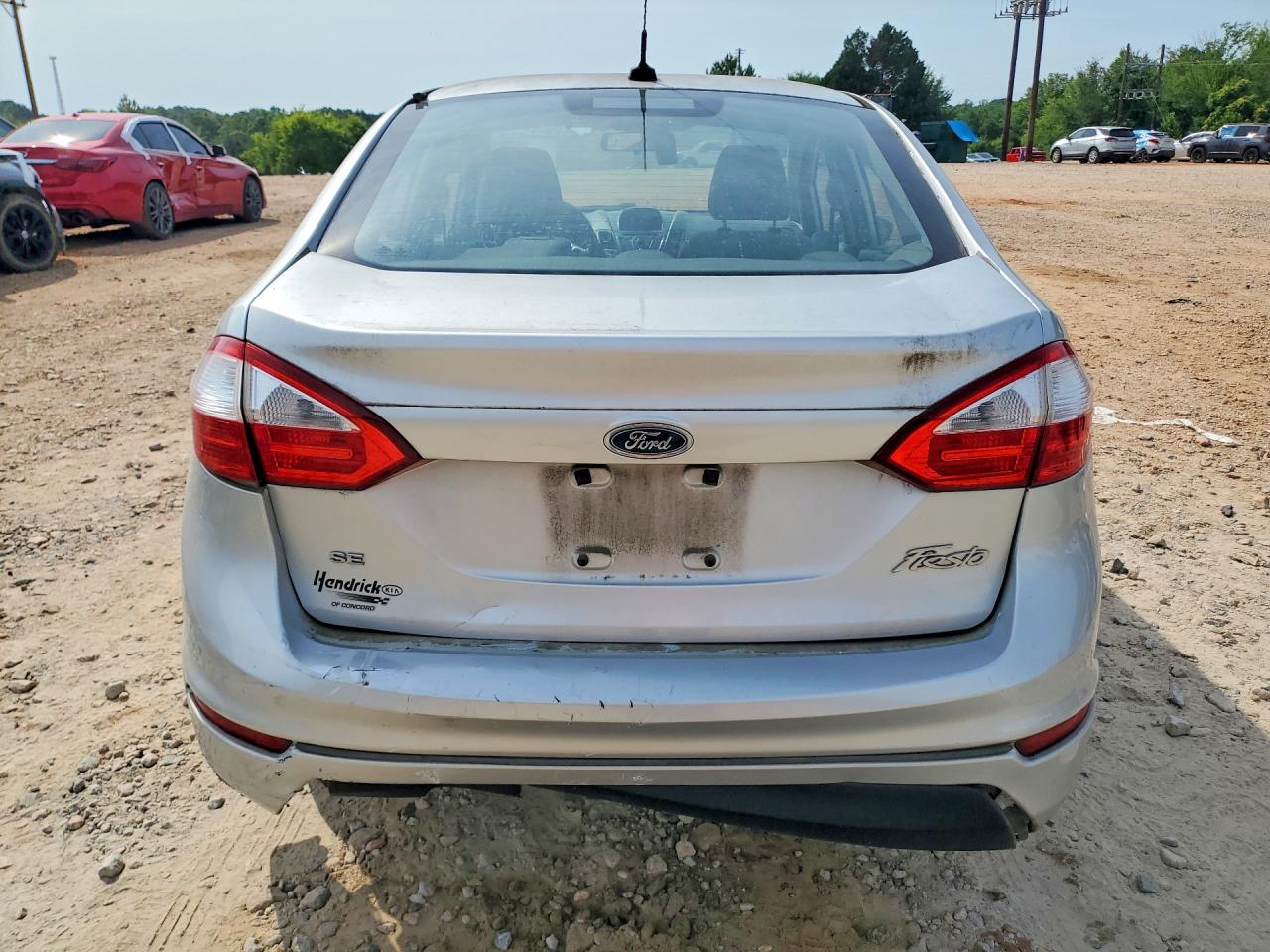 2014 Ford Fiesta Se Silver vin: 3FADP4BJXEM239558