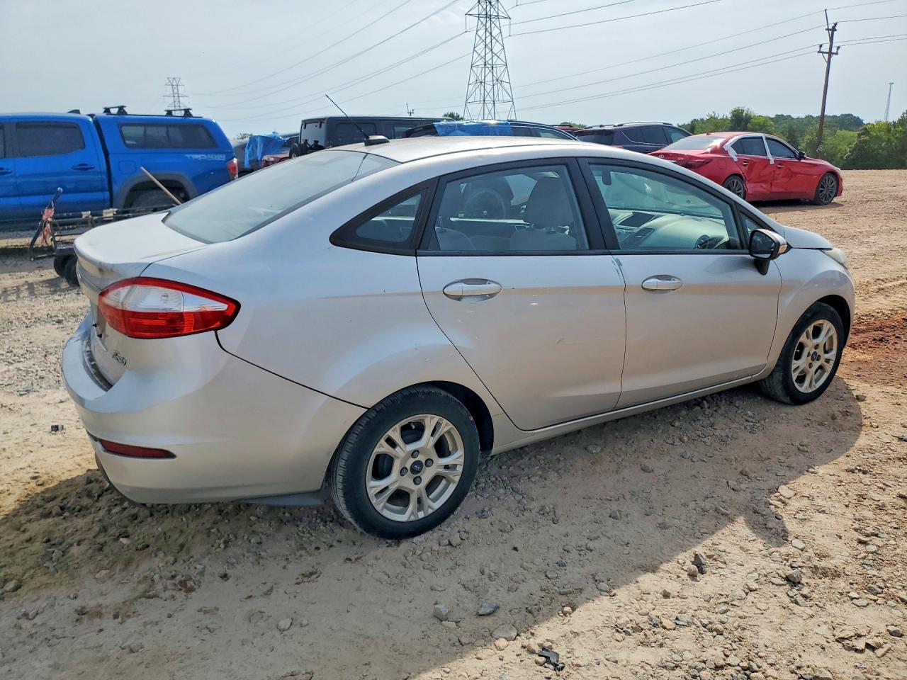 2014 Ford Fiesta Se Silver vin: 3FADP4BJXEM239558