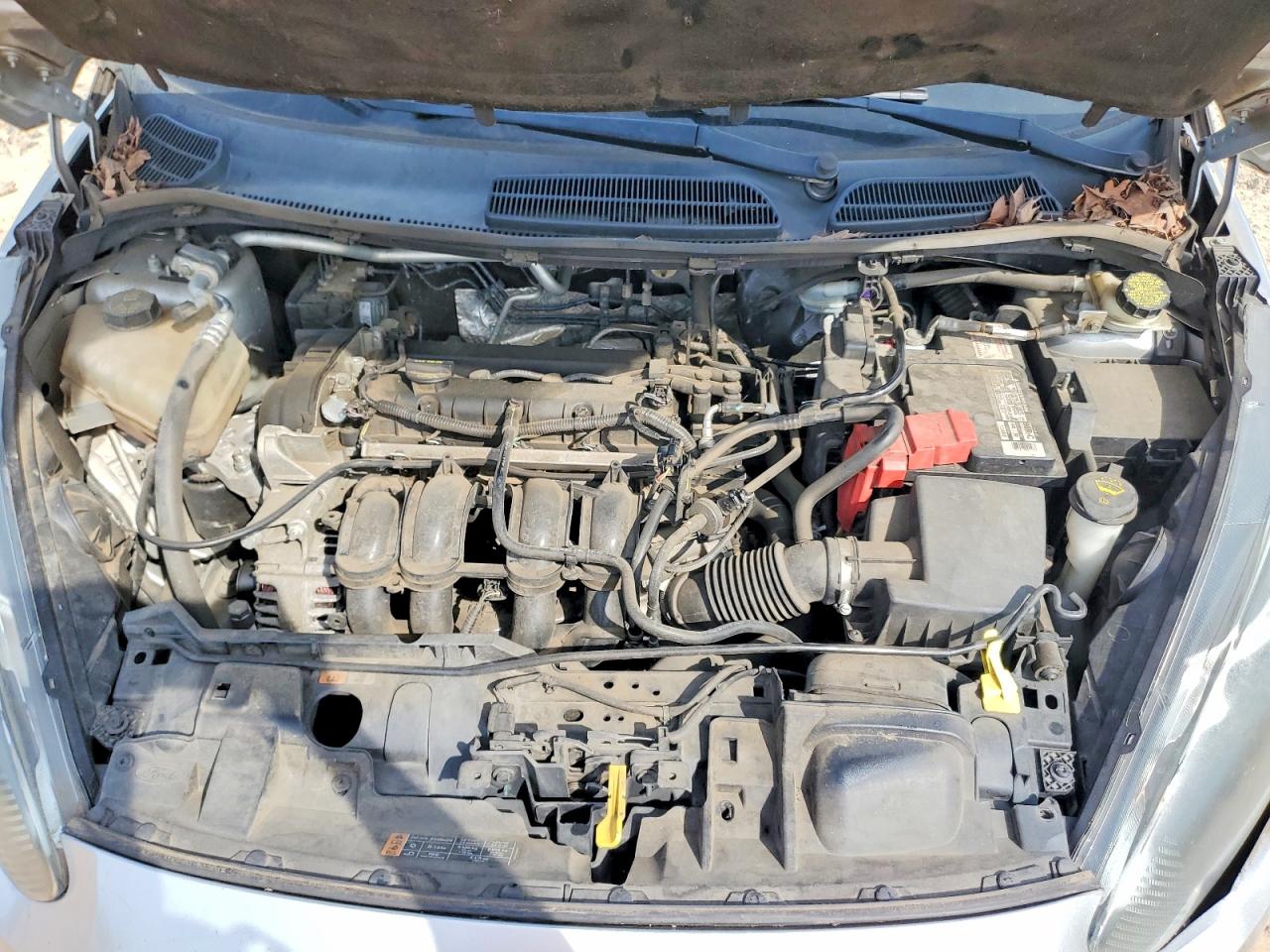 2014 Ford Fiesta Se Silver vin: 3FADP4BJXEM239558