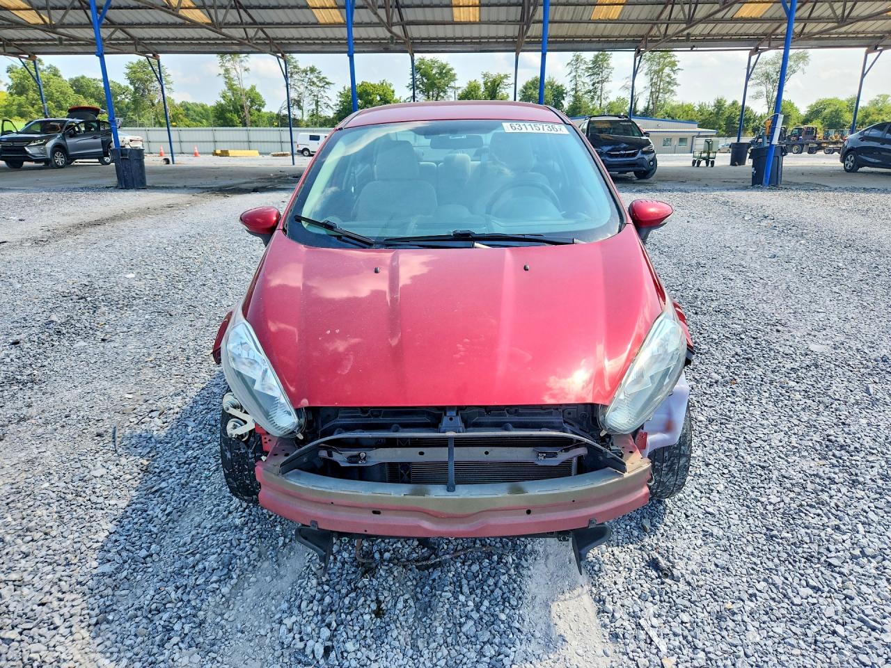 2015 Ford Fiesta Se Red vin: 3FADP4BJXFM110074