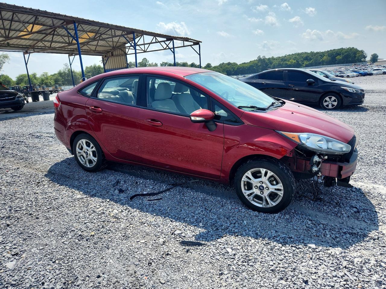 2015 Ford Fiesta Se Red vin: 3FADP4BJXFM110074