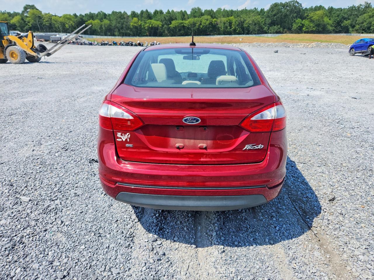 2015 Ford Fiesta Se Red vin: 3FADP4BJXFM110074