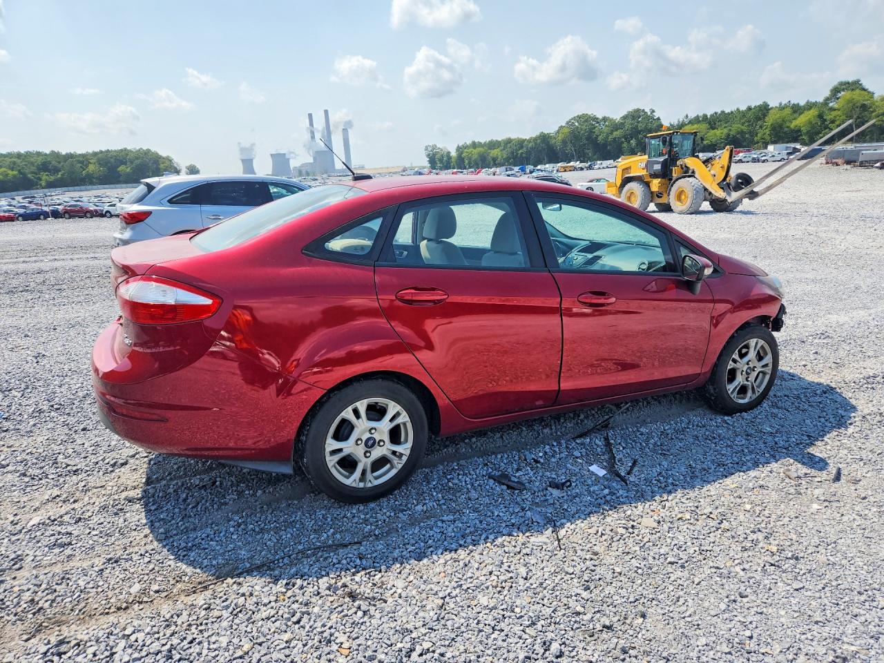 2015 Ford Fiesta Se Red vin: 3FADP4BJXFM110074