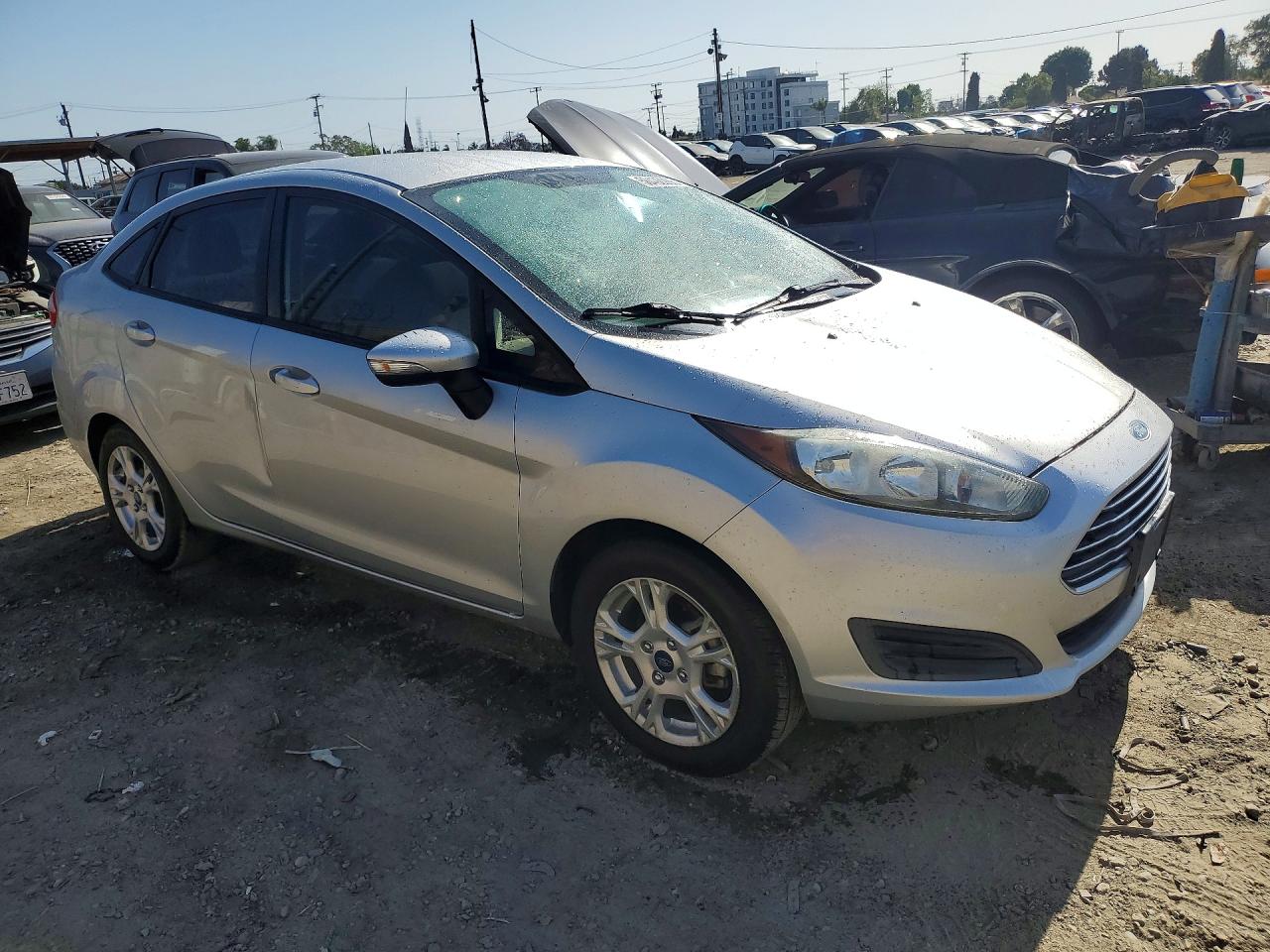 2015 Ford Fiesta Se Silver vin: 3FADP4BJXFM111712