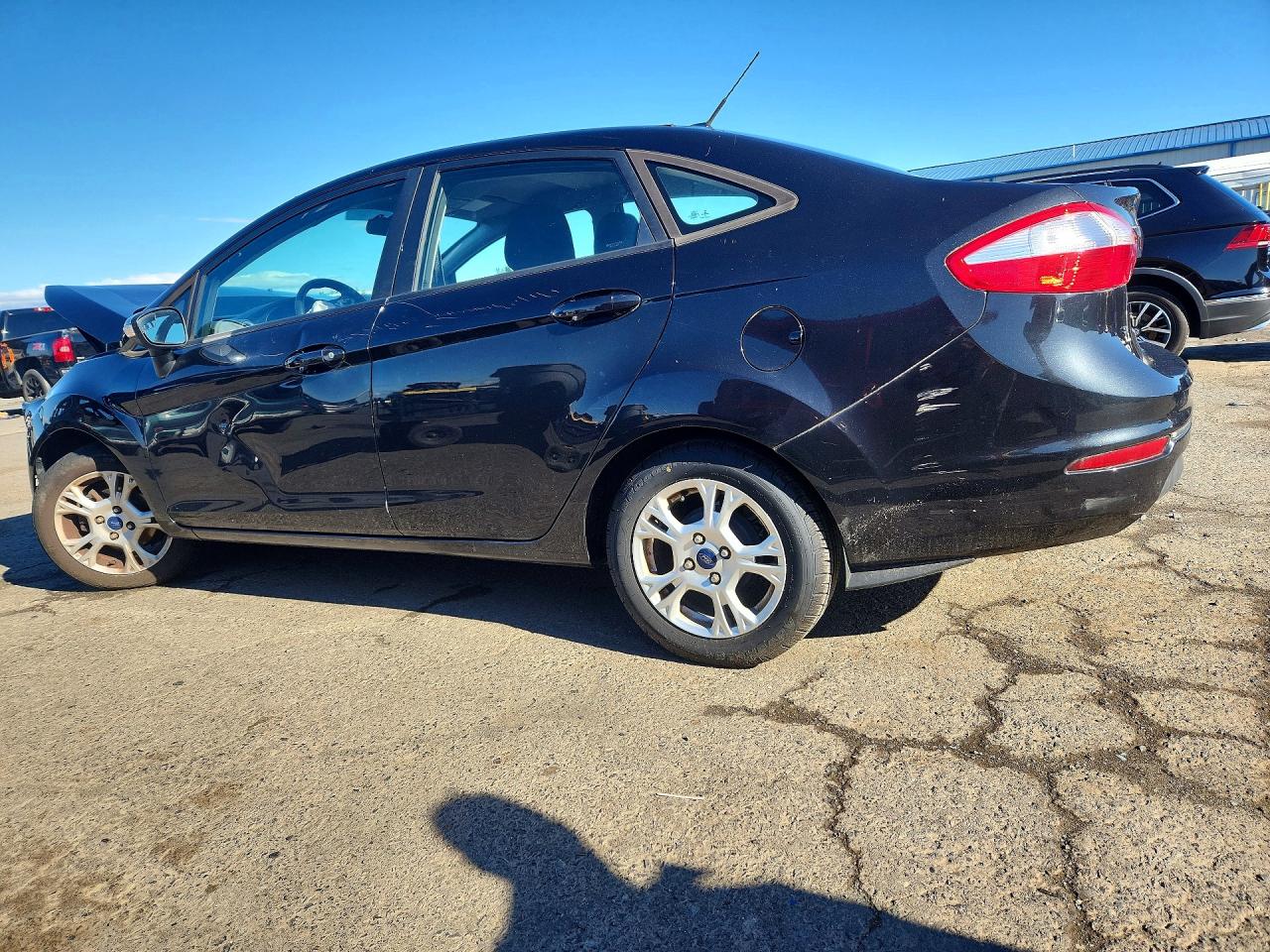 2015 Ford Fiesta Se Black vin: 3FADP4BJXFM218792