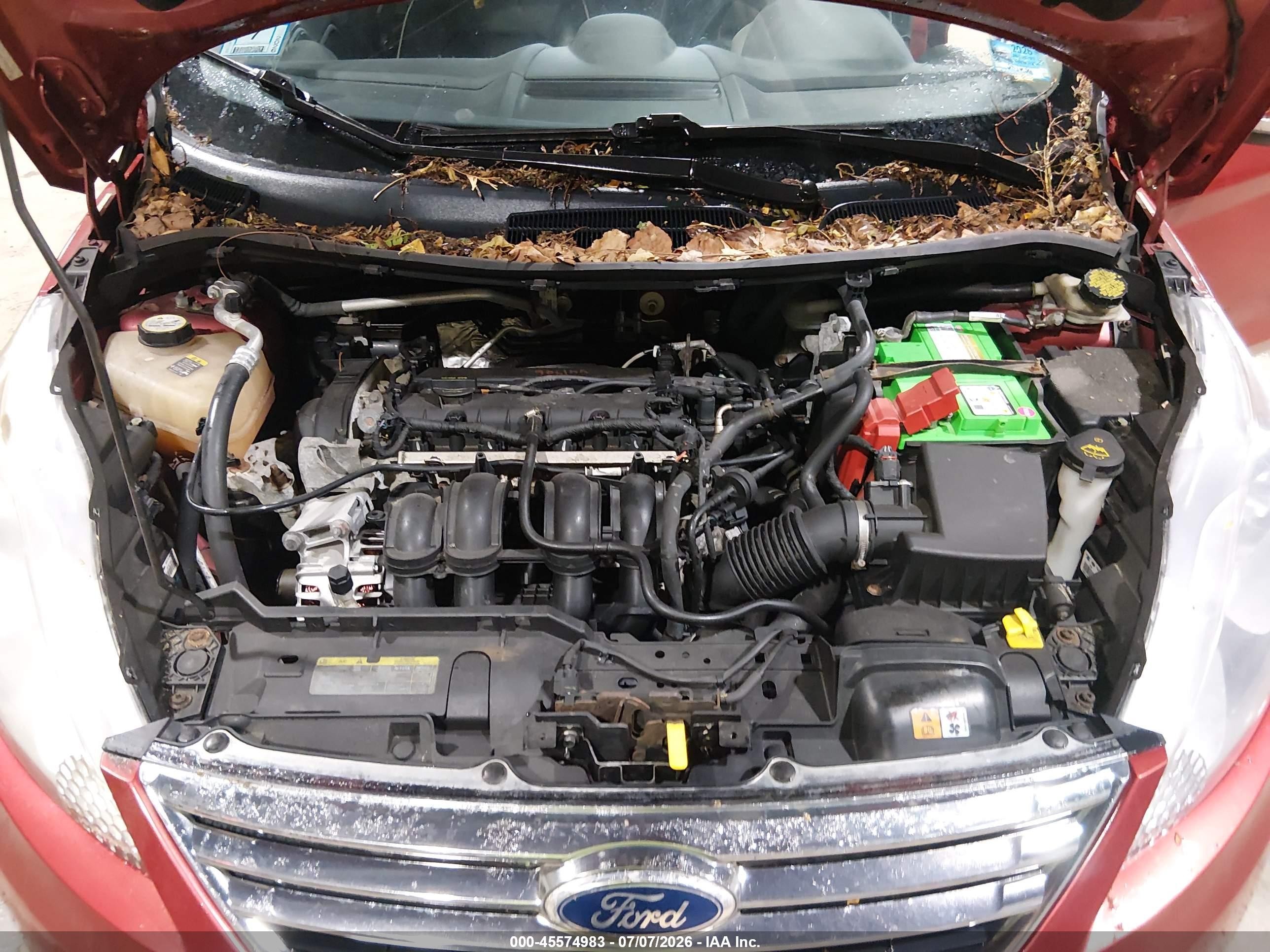2011 Ford Fiesta Sel Red vin: 3FADP4CJ0BM107144