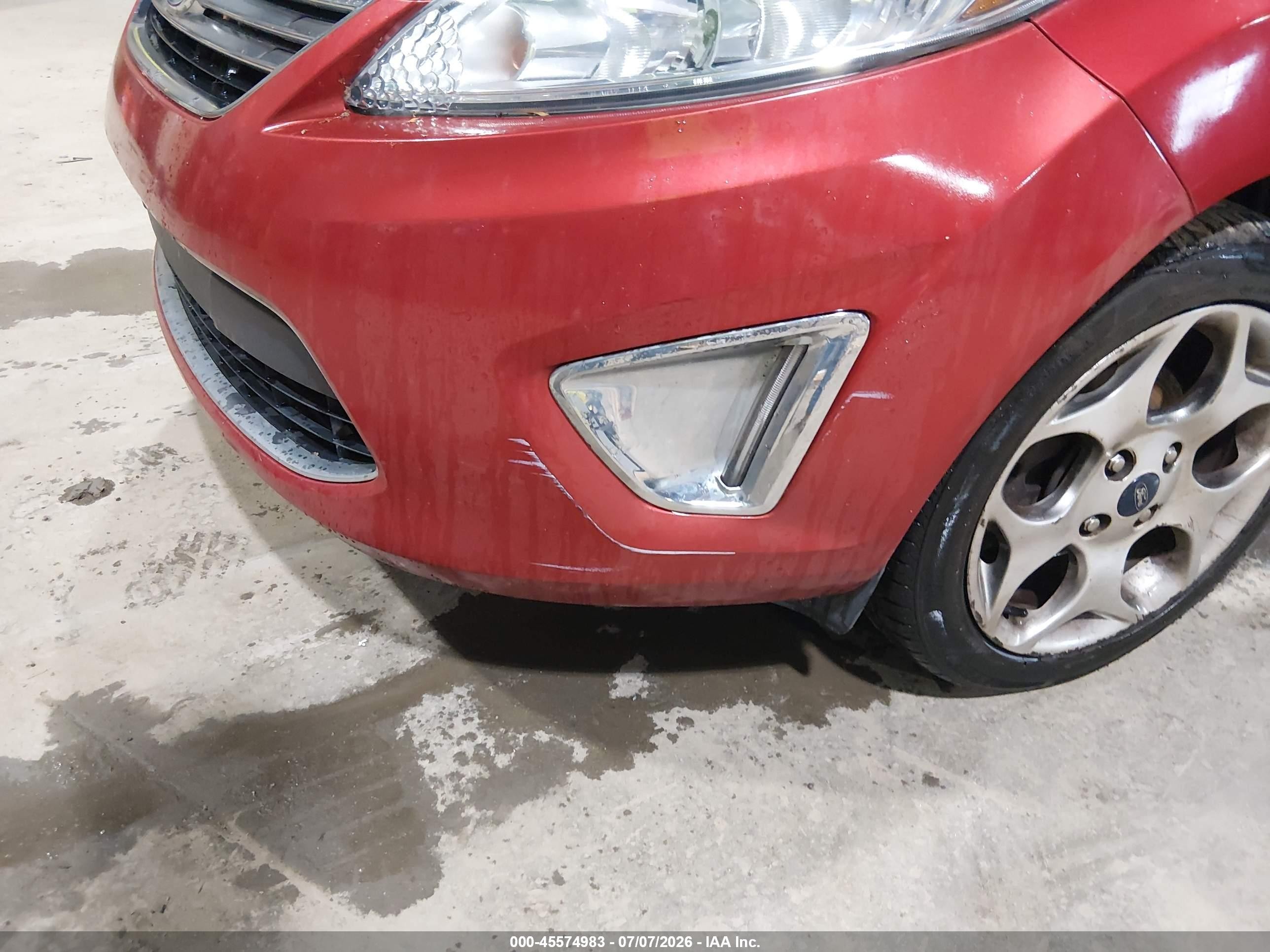 2011 Ford Fiesta Sel Red vin: 3FADP4CJ0BM107144