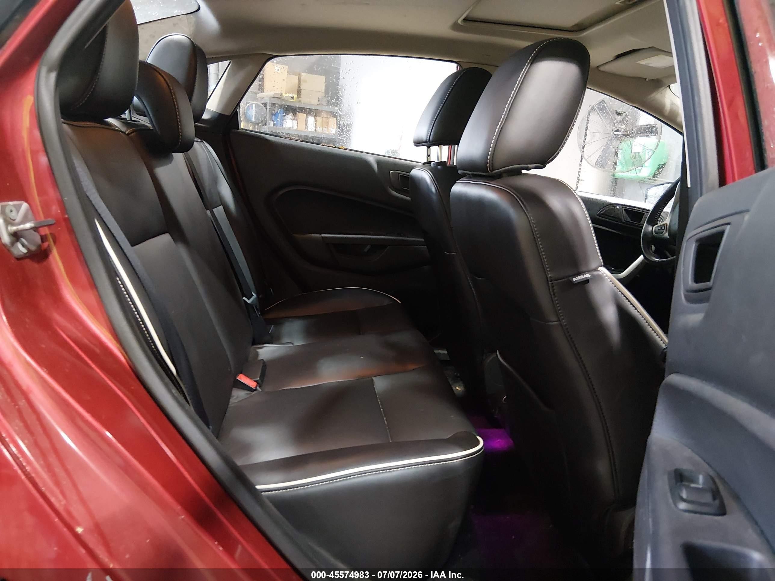 2011 Ford Fiesta Sel Red vin: 3FADP4CJ0BM107144