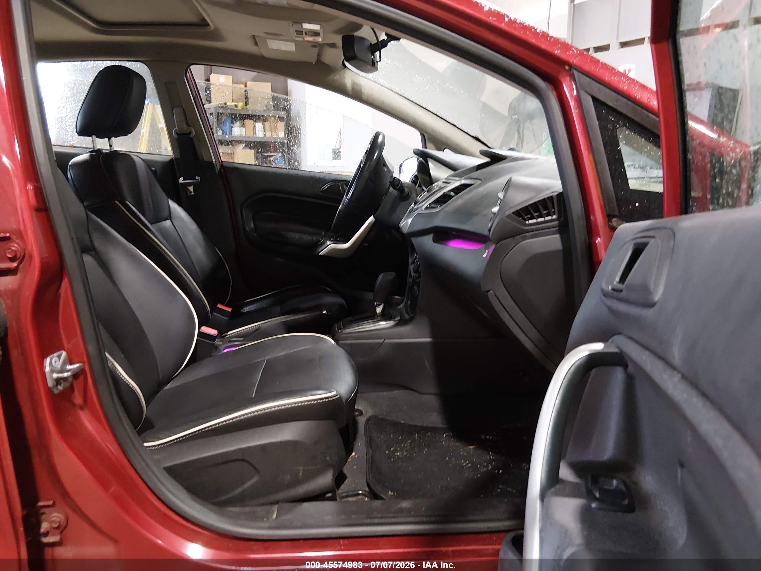 2011 Ford Fiesta Sel Red vin: 3FADP4CJ0BM107144