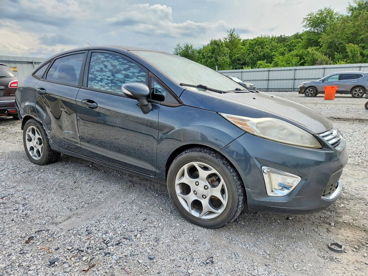 2011 Ford Fiesta Sel Gray vin: 3FADP4CJ0BM111808
