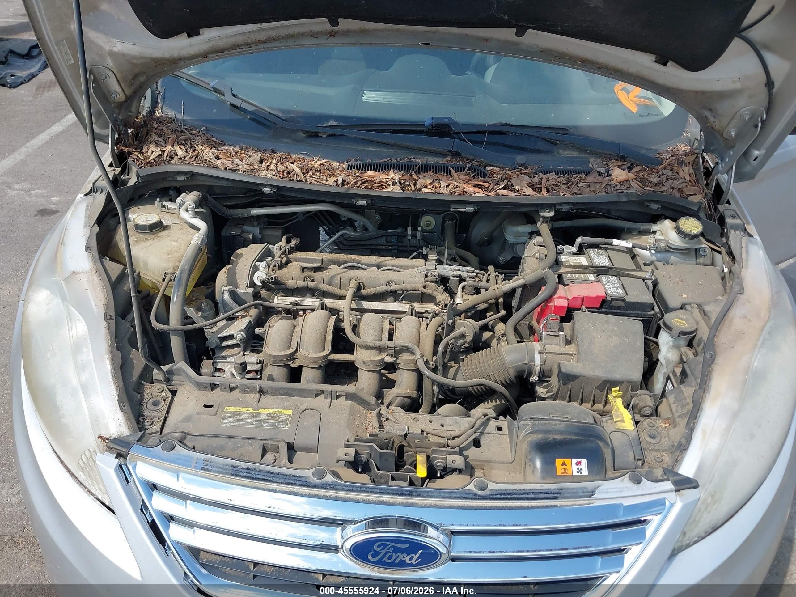 2011 Ford Fiesta Sel Серебряный vin: 3FADP4CJ0BM216154