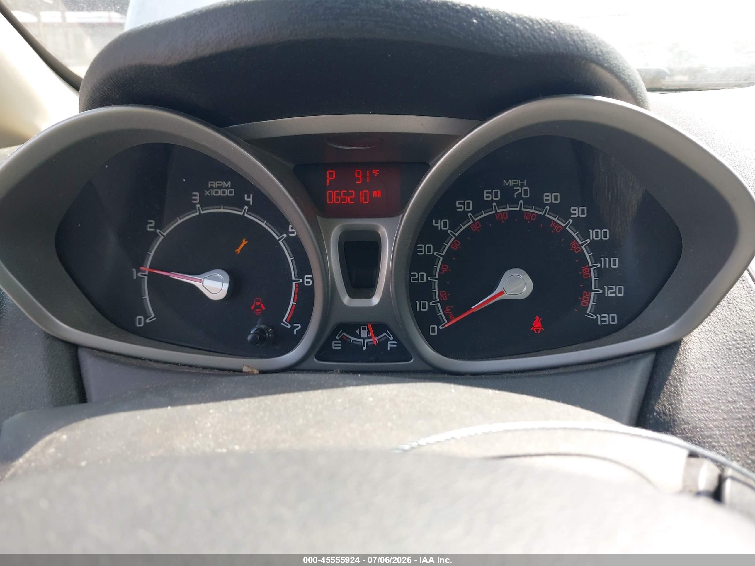2011 Ford Fiesta Sel Серебряный vin: 3FADP4CJ0BM216154