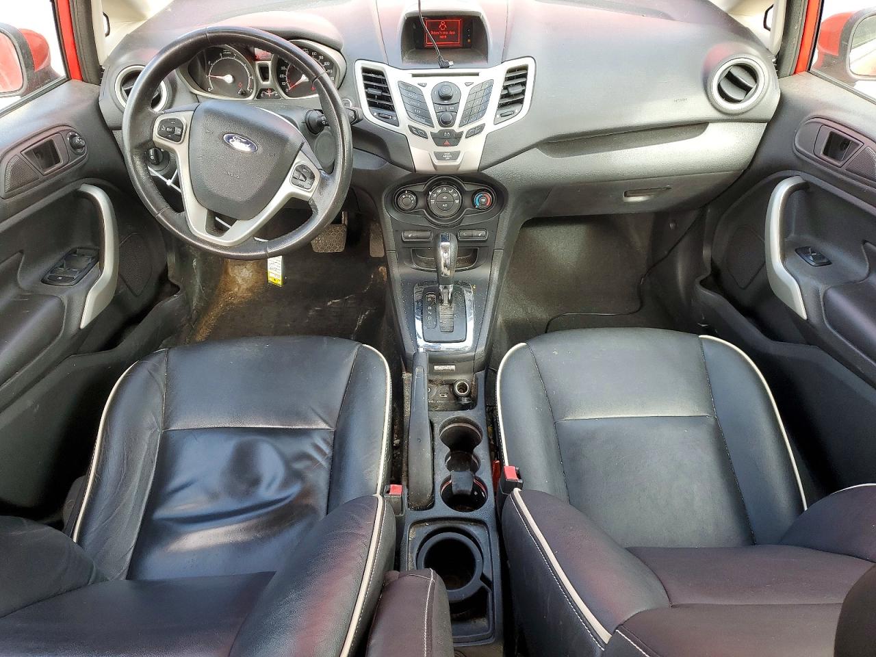 2013 Ford Fiesta Titanium Red vin: 3FADP4CJ0DM162549