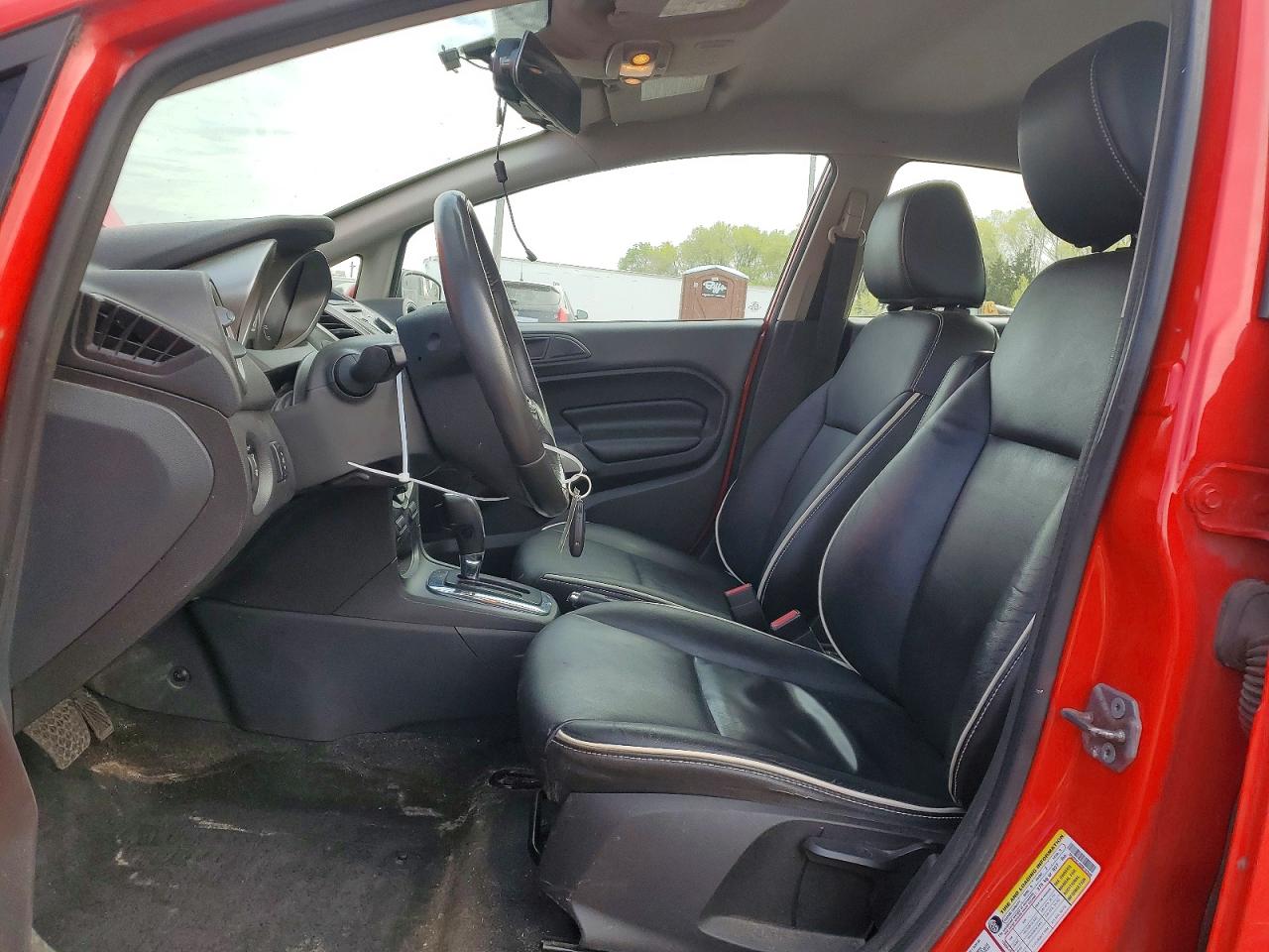 2013 Ford Fiesta Titanium Red vin: 3FADP4CJ0DM162549