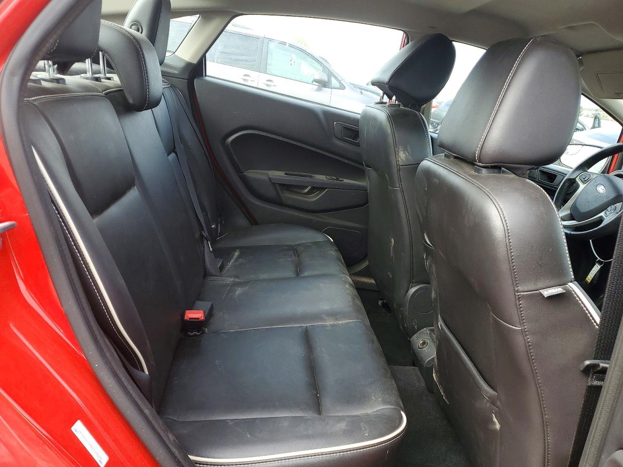 2013 Ford Fiesta Titanium Red vin: 3FADP4CJ0DM162549