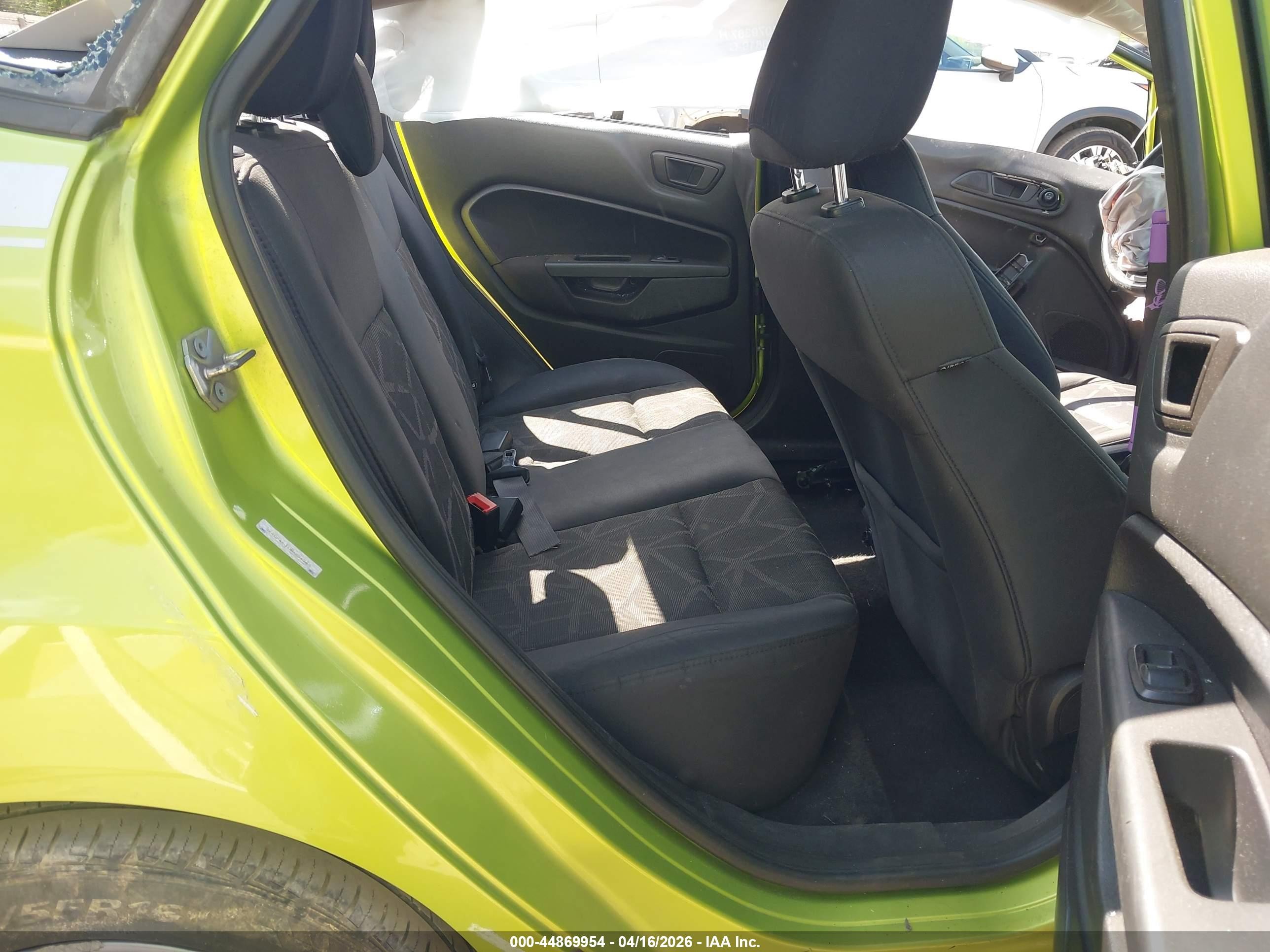 2011 Ford Fiesta Sel Green vin: 3FADP4CJ1BM224263
