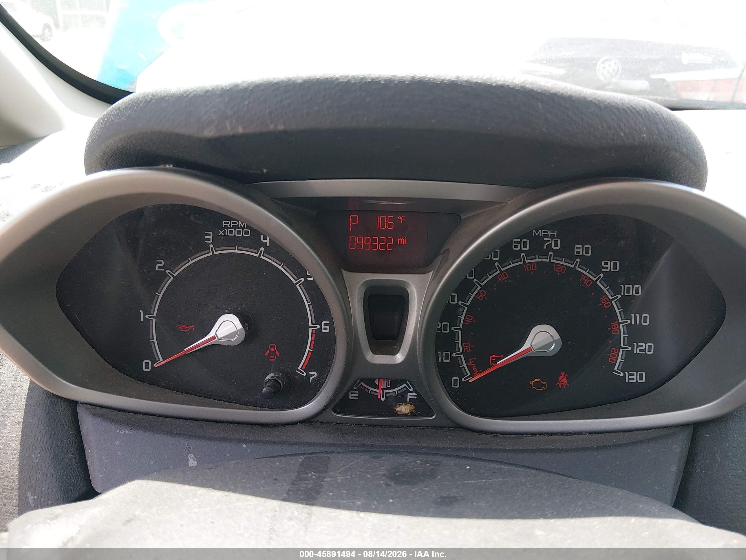 2012 Ford Fiesta Sel Blue vin: 3FADP4CJ1CM219713